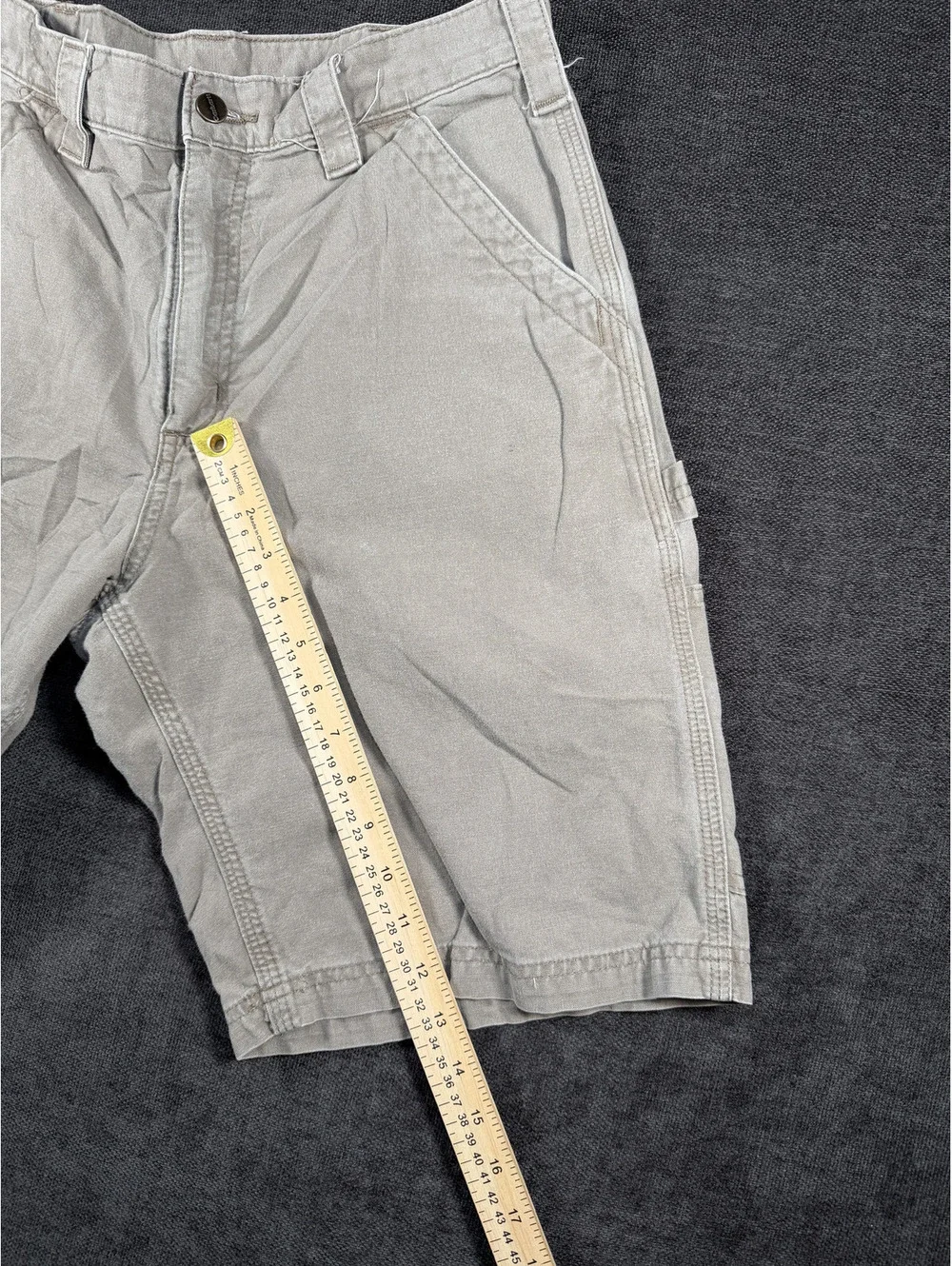 Carhartt Original Fit Khaki Cotton Work Shorts Size 32